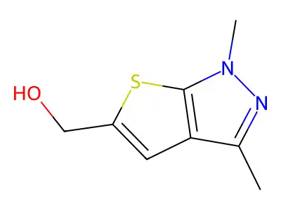 (1,3-Dimethyl-1H-thieno[2,3-c]pyrazol-5-yl)methanol structure