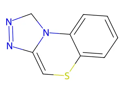 4H-s-Triazolo(3,4-c)(1,4)benzothiazine structure