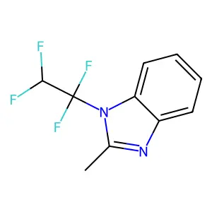 2-Methyl-1-(1,1,2,2-tetrafluoroethyl)benzimidazole structure