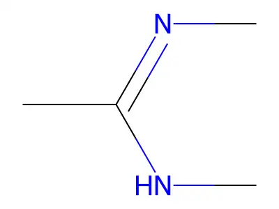N,N'-dimethylethanimidamide structure