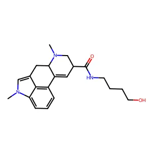 1-Methyllysergic acid butanolamide structure