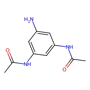 N-(3-acetamido-5-aminophenyl)acetamide structure