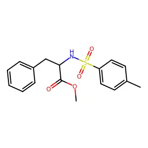 Methyl 2-{[(4-methylphenyl)sulfonyl]amino}-3-phenylpropanoate structure