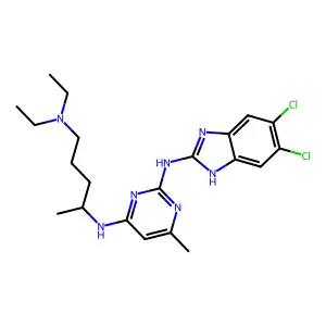 2-Hexylbenzene-1,4-diol structure