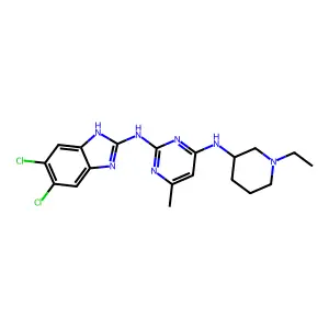 2-Hexylbenzene-1,4-diyl dibenzoate structure