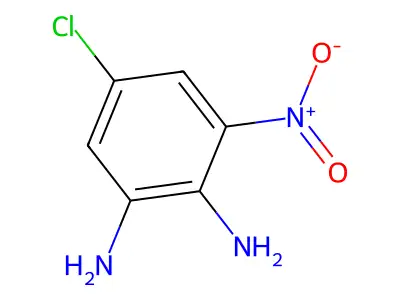 5-Chloro-3-nitro-1,2-benzenediamine structure