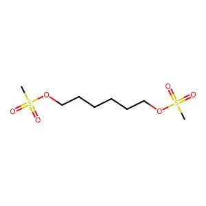1,6-Hexanediol, dimethanesulfonate structure