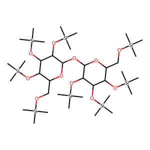Lactose, octakis(trimethylsilyl)- structure