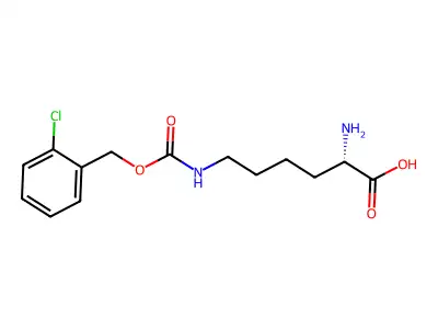 2-amino-6-[(2-chlorophenyl)methoxycarbonylamino]hexanoic Acid structure