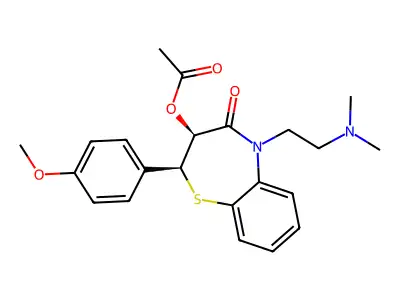 地尔硫䓬 structure