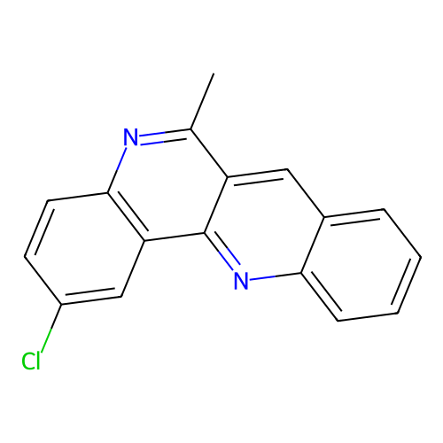 Dibenzo[b,h][1,6]naphthyridine, 2-chloro-6-methyl- structure