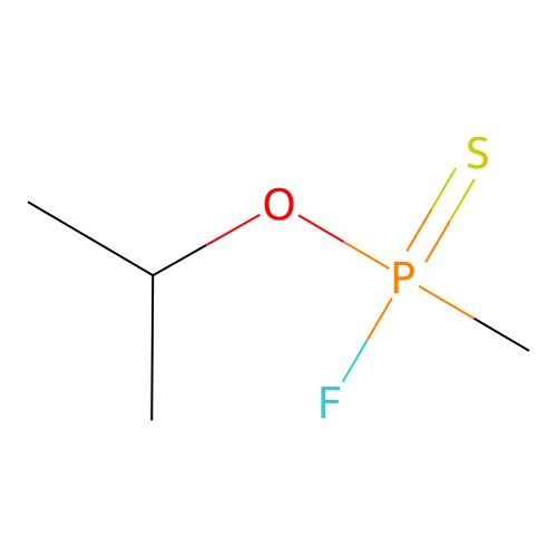 硫代沙林 structure