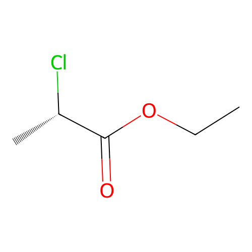 Ethyl alpha-chloropropionate, (-)- structure