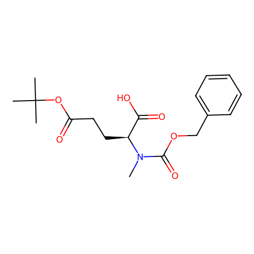 Z-N-Me-Glu(OtBu)-OH structure