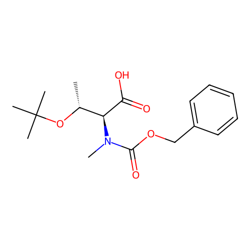 Z-N-ME-Thr(tbu)-OH.cha structure