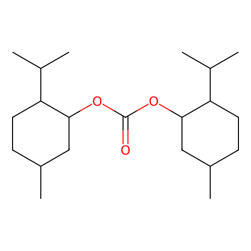 碳酸双薄荷酯 structure