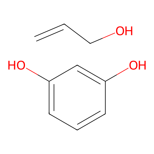 Benzene-1,3-diol--prop-2-en-1-ol (1/1) structure