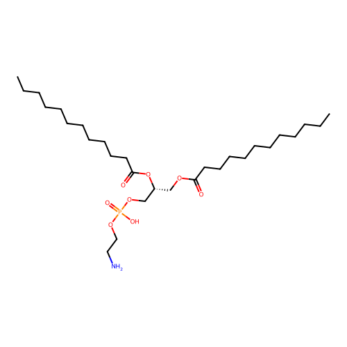 1,2-Dilauroyl-sn-glycero-3-phosphoethanolamine structure