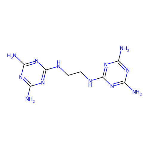 N,N'''-Ethylenebis(1,3,5-triazine-2,4,6-triamine) structure
