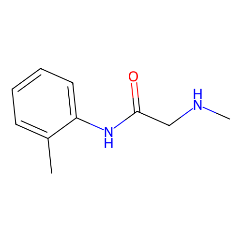 2-(methylamino)-N-(2-methylphenyl)acetamide structure