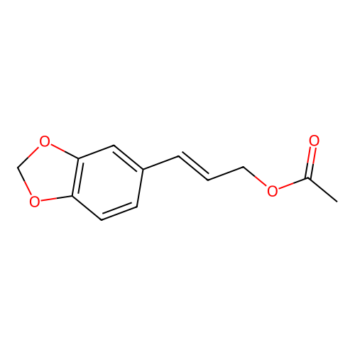 3'-Acetoxyisosafrole structure