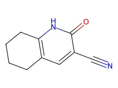 2-Oxo-1,2,5,6,7,8-hexahydroquinoline-3-carbonitrile structure