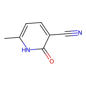3-Pyridinecarbonitrile, 1,2-dihydro-6-methyl-2-oxo- structure