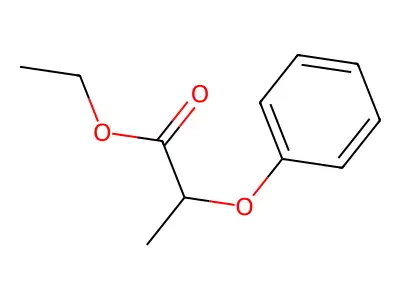 Ethyl 2-phenoxypropanoate structure