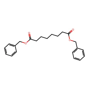 Octanedioic acid, 1,8-bis(phenylmethyl) ester structure