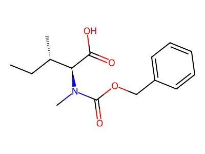 2-(((Tert-butoxy)carbonyl)(methyl)amino)-3-methylpentanoic acid structure