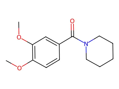 1-(3,4-Dimethoxybenzoyl)piperidine structure
