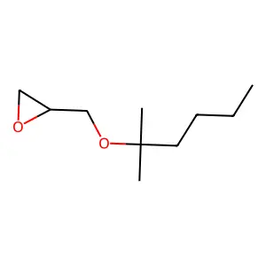 Oxirane, ((1,1-dimethylbutoxy)methyl) structure