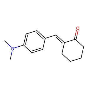 2-[[4-(Dimethylamino)phenyl]methylidene]-1-cyclohexanone structure