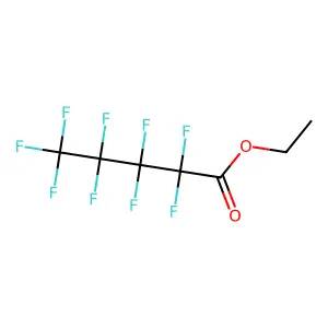 Ethyl perfluoropentanoate structure