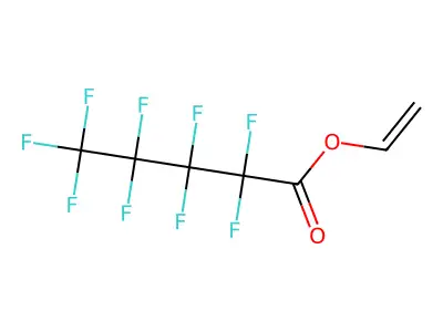 Vinyl perfluorovalerate structure
