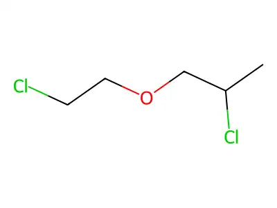 2-Chloro-1-(2-chloroethoxy)propane structure