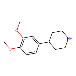 4-(3,4-Dimethoxyphenyl)piperidine structure