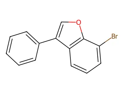 7-Bromo-3-phenylbenzofuran structure