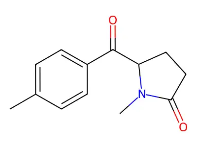 1-Methyl-5-(4-methylbenzoyl)pyrrolidin-2-one structure