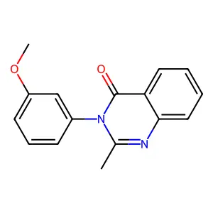 3-(3-Methoxyphenyl)-2-methylquinazolin-4-one structure