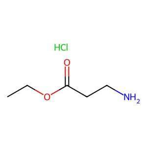 beta-Alanine, ethyl ester, hydrochloride structure