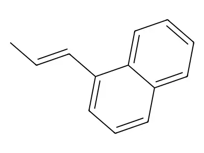 Naphthalene, 1-(1-propenyl)- structure