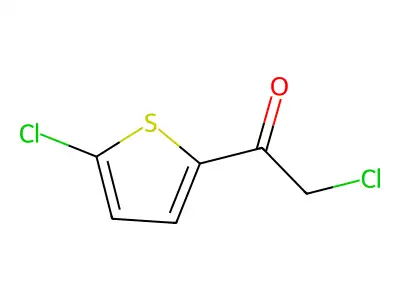 2-Chloro-1-(5-chlorothiophen-2-yl)ethan-1-one structure
