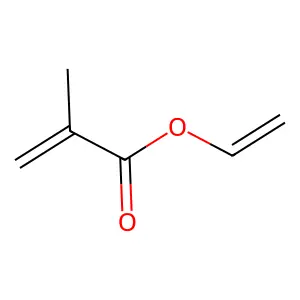 2-甲基-2-丙烯酸乙烯酯 structure