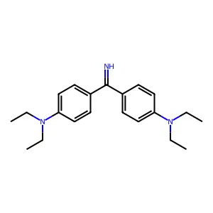 4,4'-碳亚氨基双[N,N-二乙基苯胺] structure