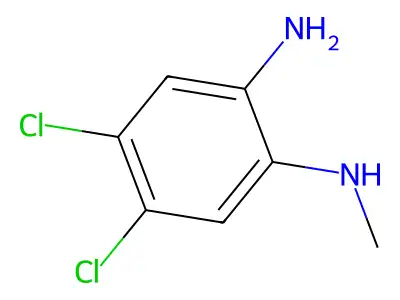 4,5-Dichloro-2-(methylamino)aniline structure