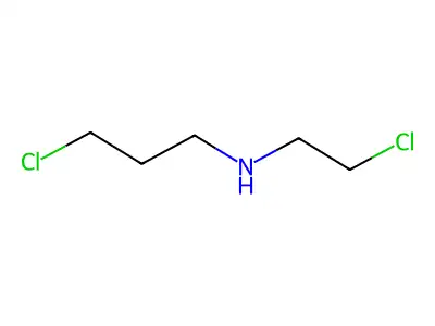 3-chloro-N-(2-chloroethyl)propan-1-amine structure