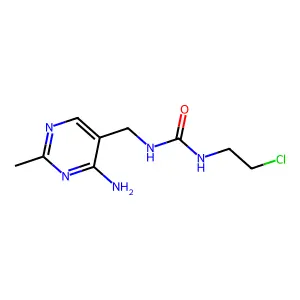 1-[(4-Amino-2-methylpyrimidin-5-yl)methyl]-3-(2-chloroethyl)urea structure