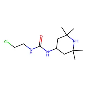 Urea, 1-(2-chloroethyl)-3-(2,2,6,6-tetramethyl-4-piperidinyl)- structure