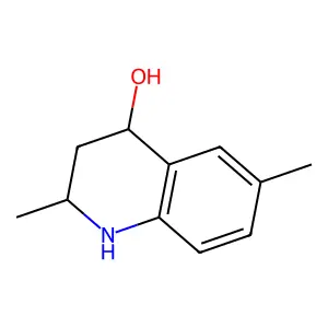 2,6-dimethyl-1,2,3,4-tetrahydroquinolin-4-ol structure